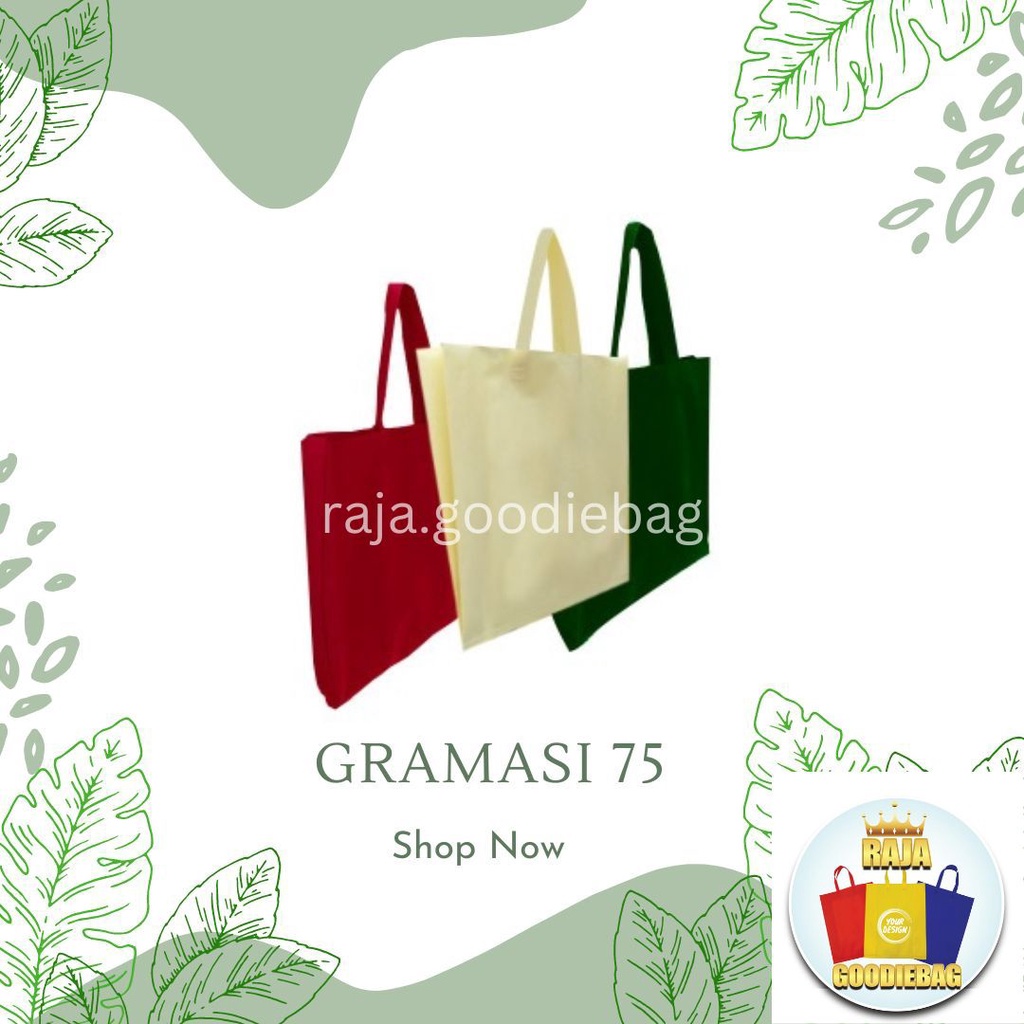 

Tas Spunbond Souvenir Handle 38x45x8 / 38x45 cm tebal