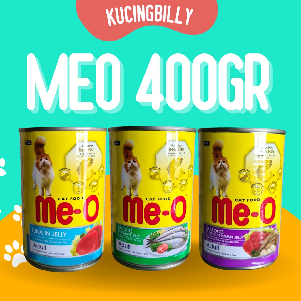 Makanan kucing basah - Meo 400gr