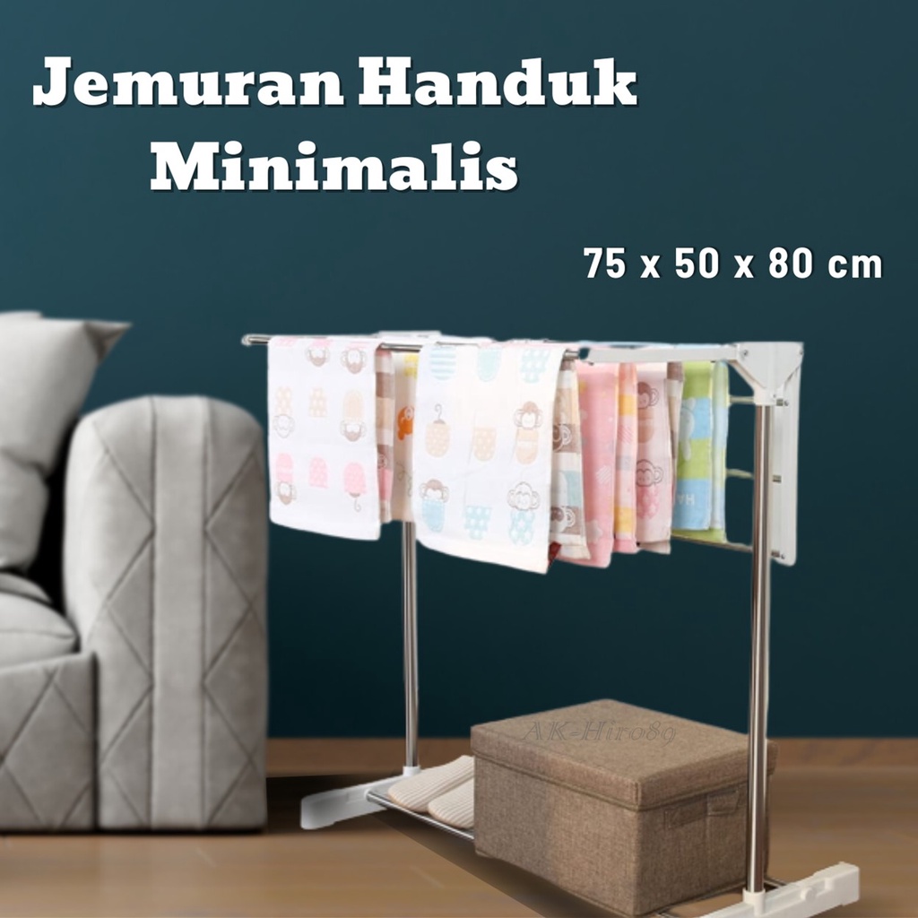 Jemuran Handuk Minimalis 79x50x82 cm