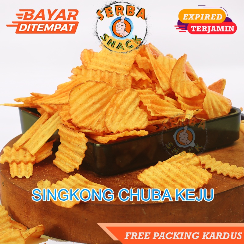 

Keripik Singkong Chuba Rasa Keju dan Balado 125 gram Jajan kiloan aneka cemilan