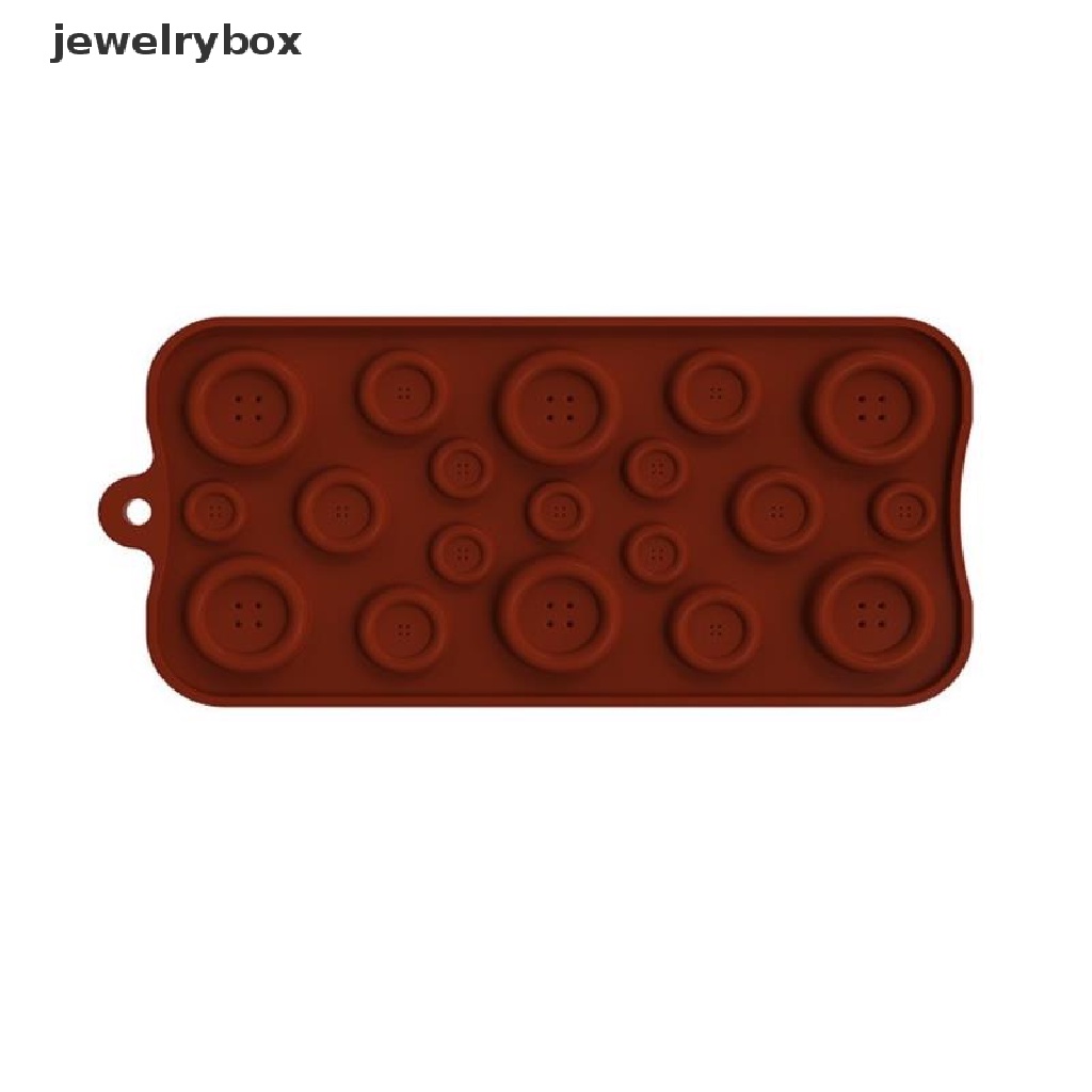 Cetakan Kue / Coklat / Cookies / Es Bentuk Kancing Bahan Silikon