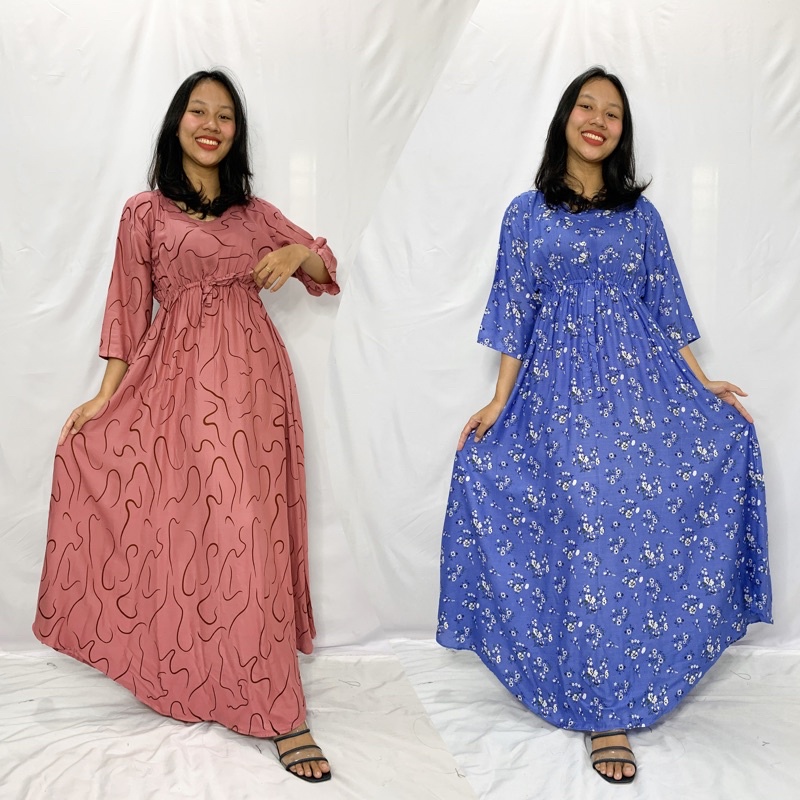 Gamis Amanda GAMIS RAYON PREMIUM SIZE JUMBO