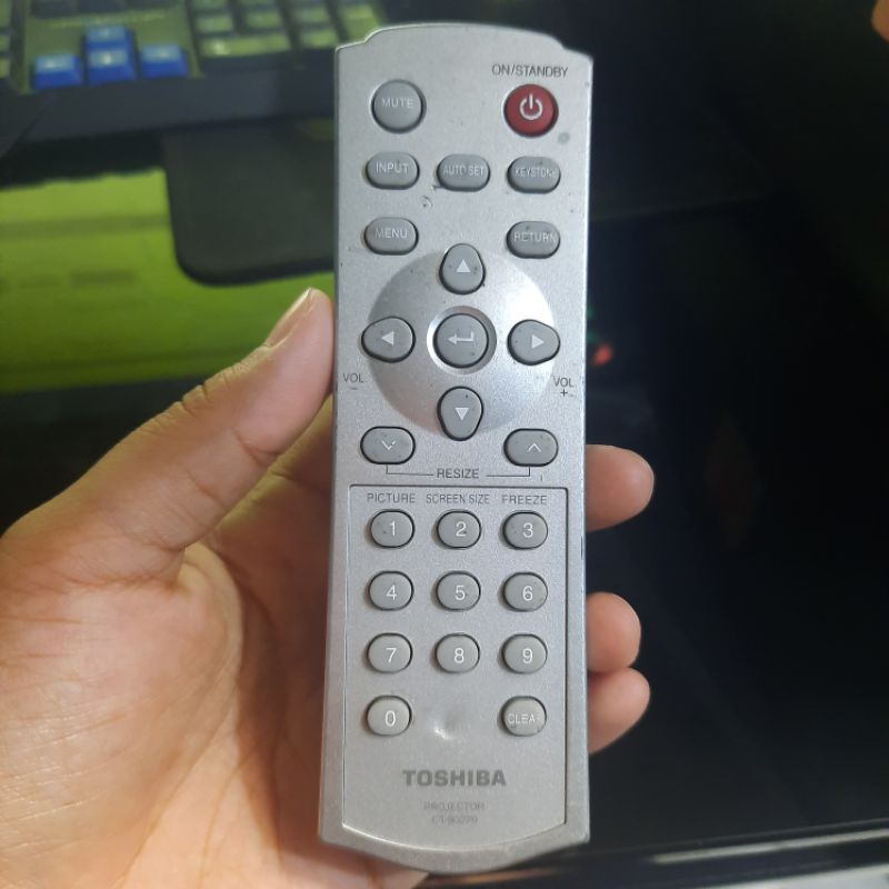 REMOTE REMOT PROYEKTOR PROJECTOR TOSHIBA CT-90270 ORIGINAL ASLI