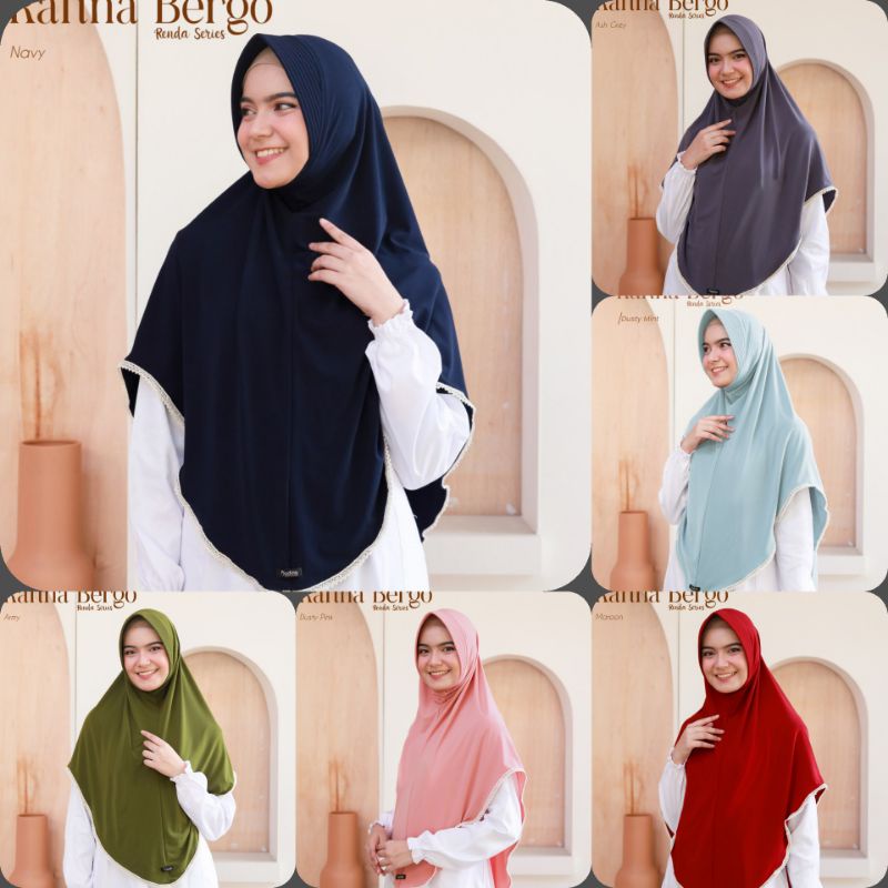 RAFINA BERGO JERSEY PREMIUM by.AUDINA/PET ANTEM/JILBAB SYARI/HIJAB INSTAN