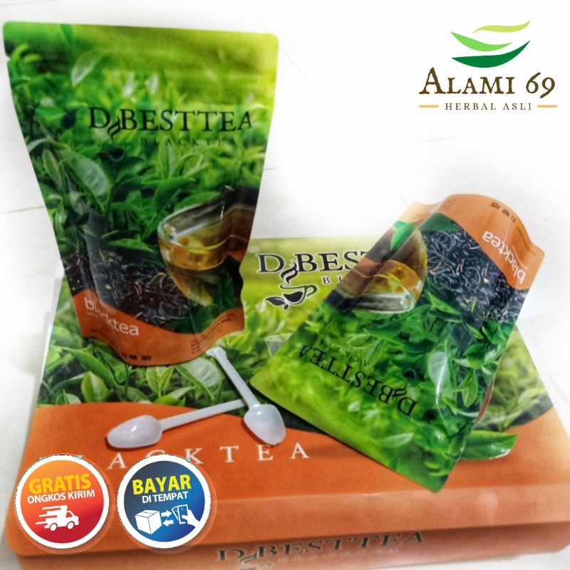 

[PROMO !!] Teh hitam (black Tea) DBesttea d besttea DeBstea pouch 110 gr herbal PREMIUM