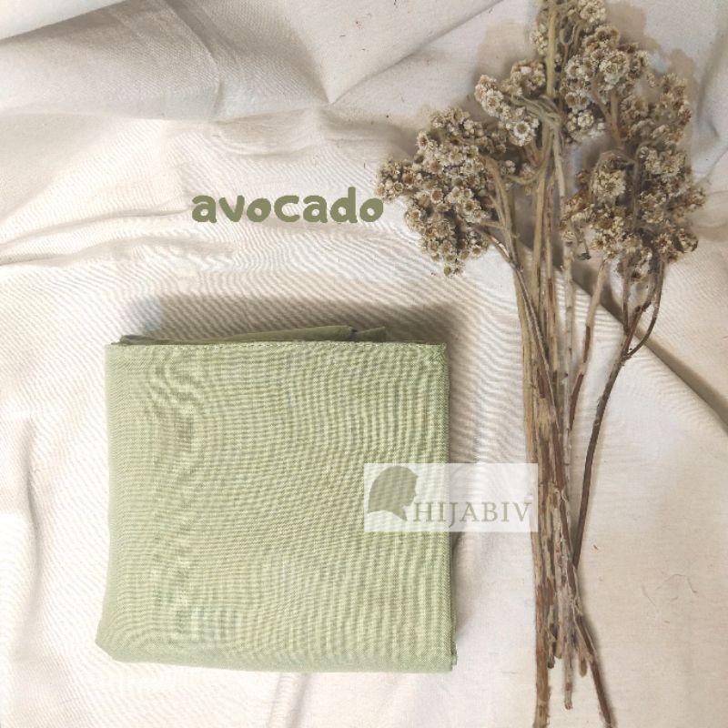 SEGI EMPAT PARIS PREMIUM FINISHING JAHIT TEPI ANTI LETOY (FREE POUCH)-PREMIUM AVOCADO