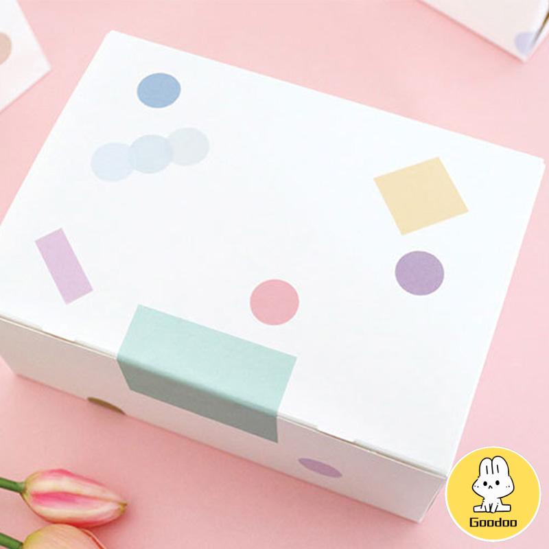 Stiker Label Index Dot Multifungsi Bisa Ditulis Untuk Dekorasi Diary / Scrapbook /Cetak Sticker Label Kemasan/Sticker Label Custom -Doo