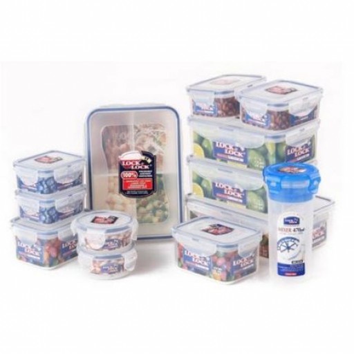 LOCK &amp; LOCK N LOCK ORIGINAL ORI Kotak Makanan Lunch Box HPL816C HPL817 HPL818 HPL932D Rectangular tall food container tempat roti tawar divider ada sekat toples round container bulat 700ml 800ml 1.0L 1.9L 1000ml 1900ml