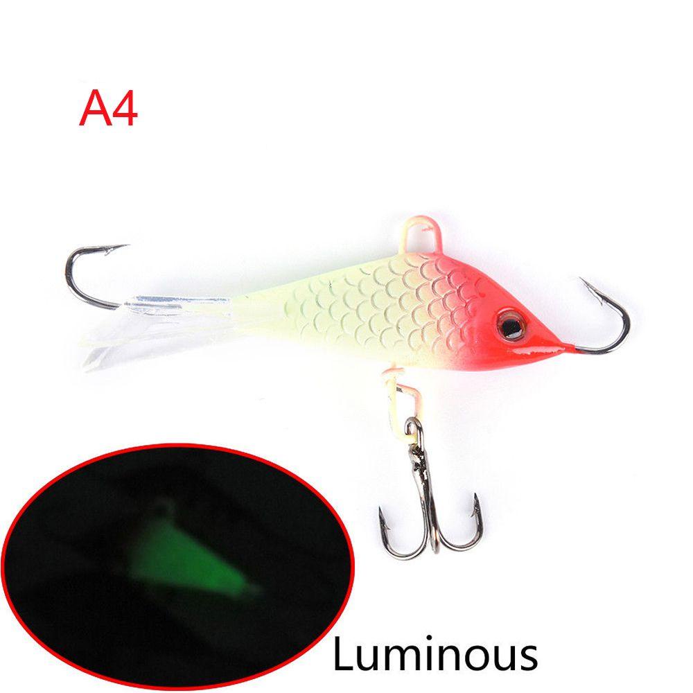 Top 50mm/7.5g Kait Pancing Es Kualitas Tinggi Buatan Balanceraa Jigging Lead