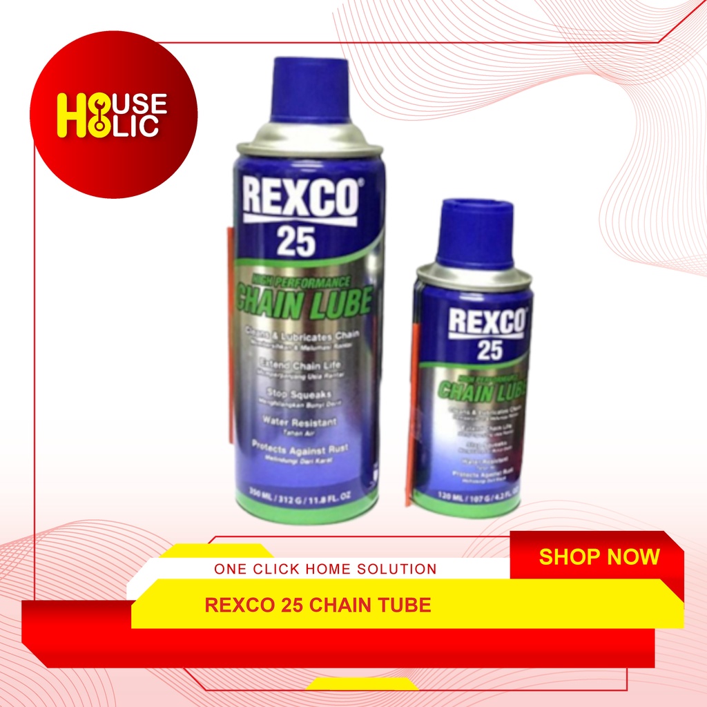 Rexco 25 High Performance Chain Lube / Pelumas Pembersih Debu Rantai