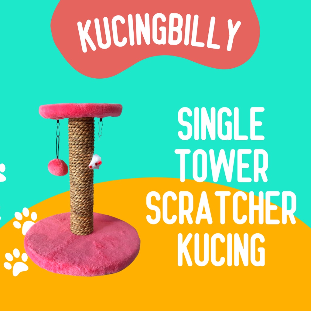 Single tower Scratcher kucing