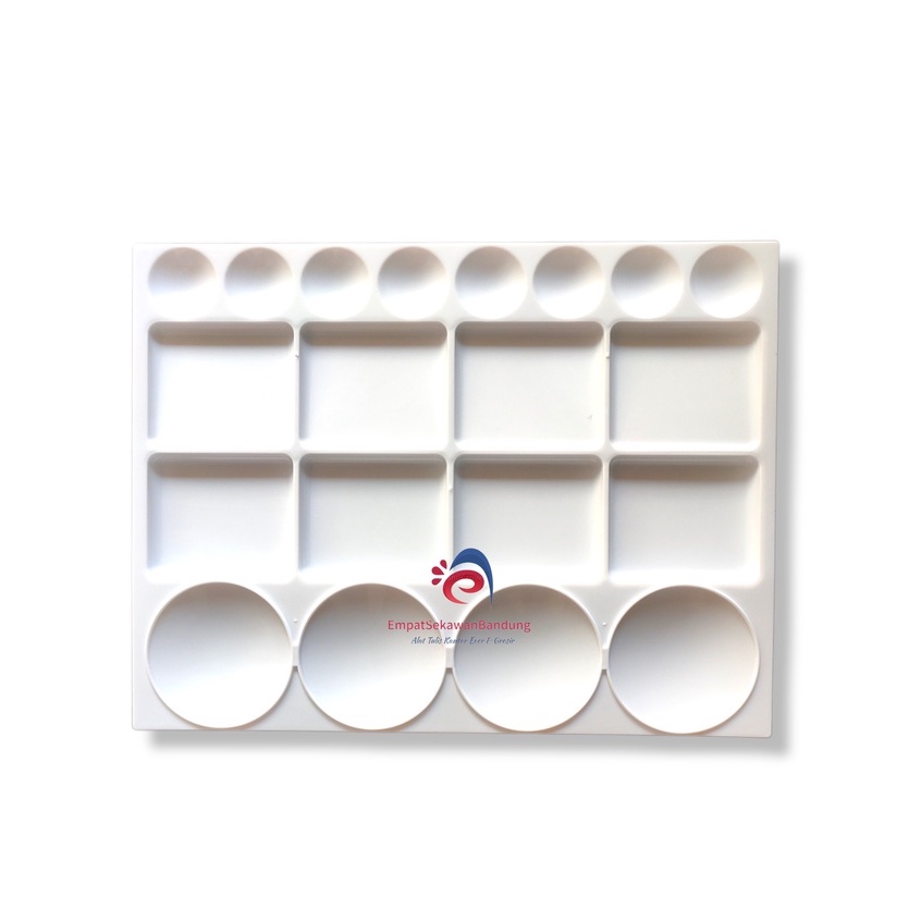 

Pallet Lukis Plastik V-Tec # LR005 VT – 20 / Palet Plastik Vtec / Pallette Lukis Besar– SHESB