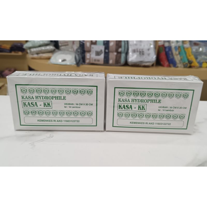 Kasa Hidrophile / Kasa KK / Kasa Steril Ukuran 16cm x 20cm
