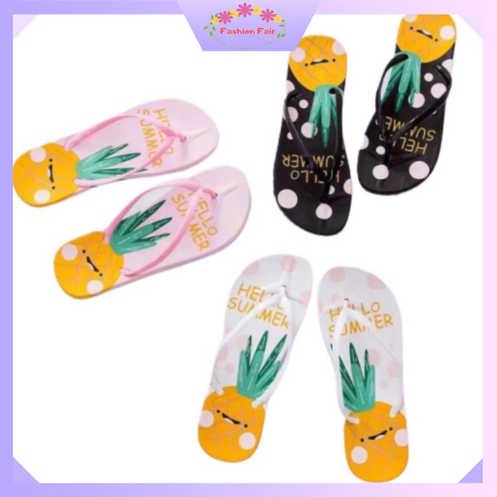 [LOKAL] Fashion Fair - HARGA SPECIAL SANDAL JEPIT PINEAPPLE