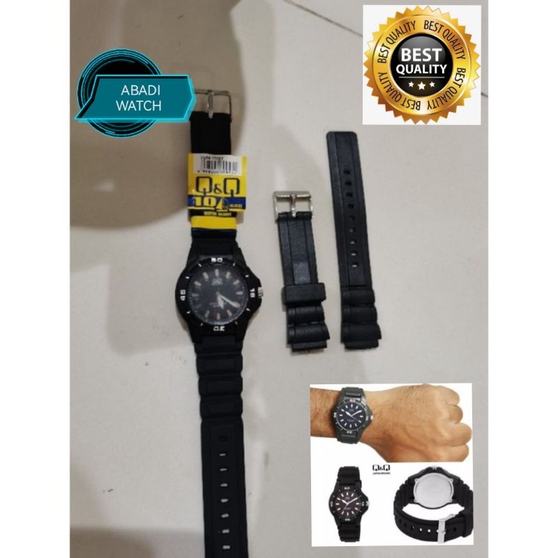 Strap Tali Jam Q&amp;Q QnQ VQ 84 VQ - 84 VQ - 84 UK 16mm. Pas bisa lgsg dipasangkan