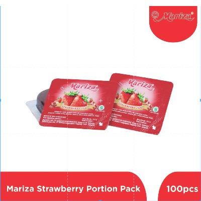 

Selai Mariza Strawberry Portion 100Pcs