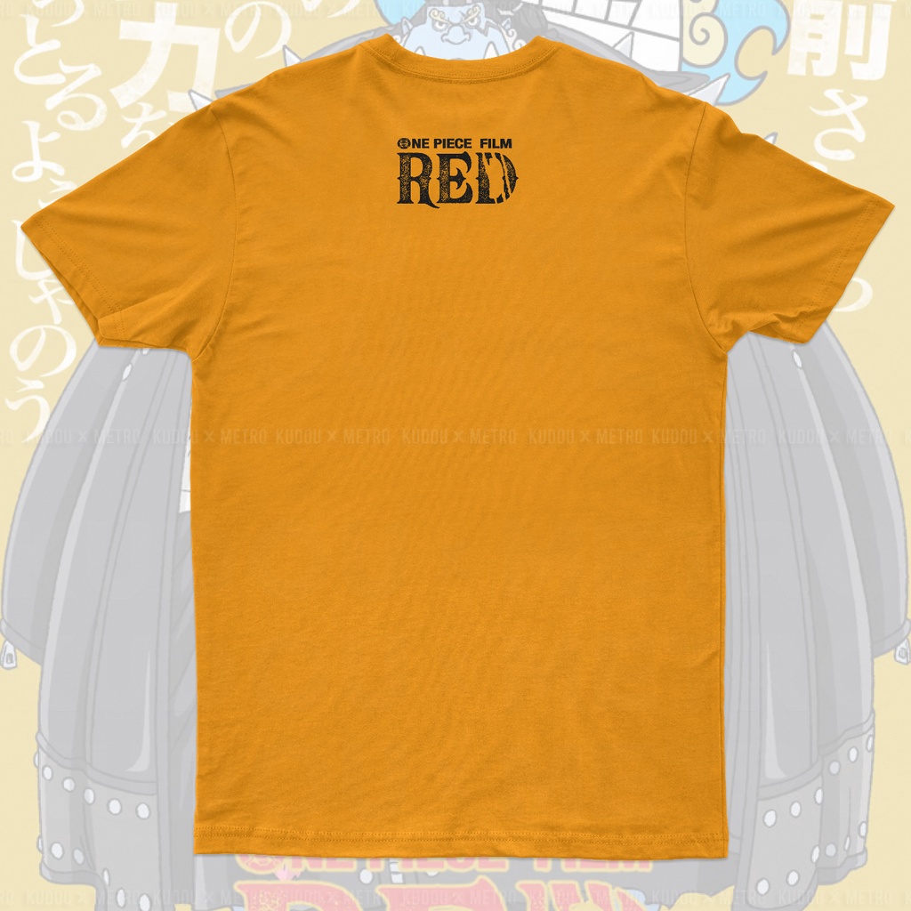 Kaos Nami Gold Anime Manga One Piece Movie Film Red Premium Unisex