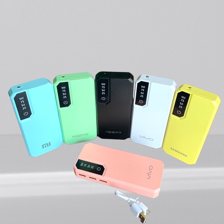 [NEW] POWERBANK MACARON 20000mah 3USB TERLARIS POWER BANK PB MACARON HITAM PUTIH PINK KUNING HIJAU BIRU