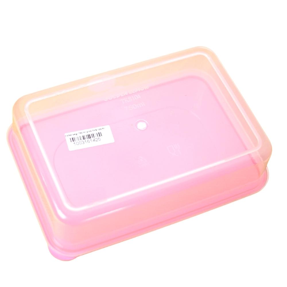Kotak Segi Serbaguna 750 ml / Sealware Segi Pink TKS 104 Pi
