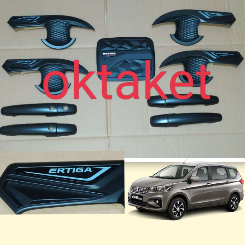 paket outer handle tank cover All new Ertiga 2018 2020 2022 2022 Sporty hitam