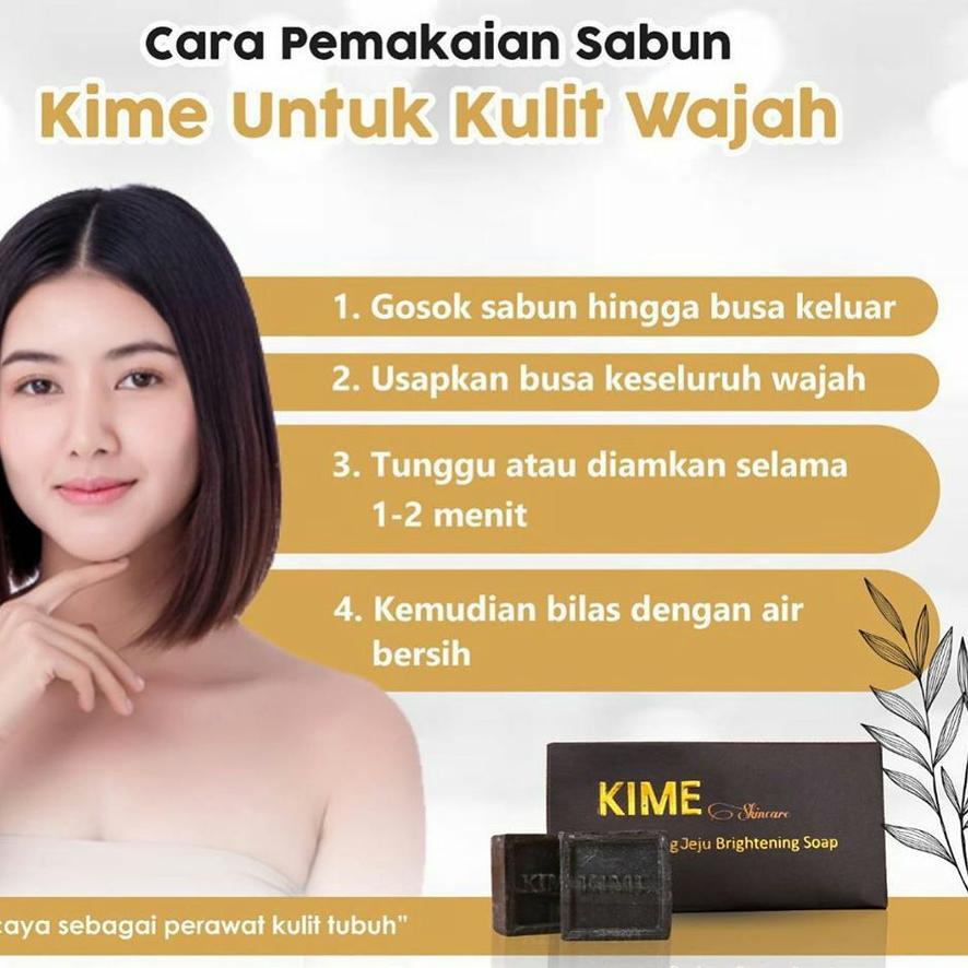 Sabun Kime Original / Sabun Kime Skincare Original / Sabun Kime Jeju Original / Kime Soap Ori