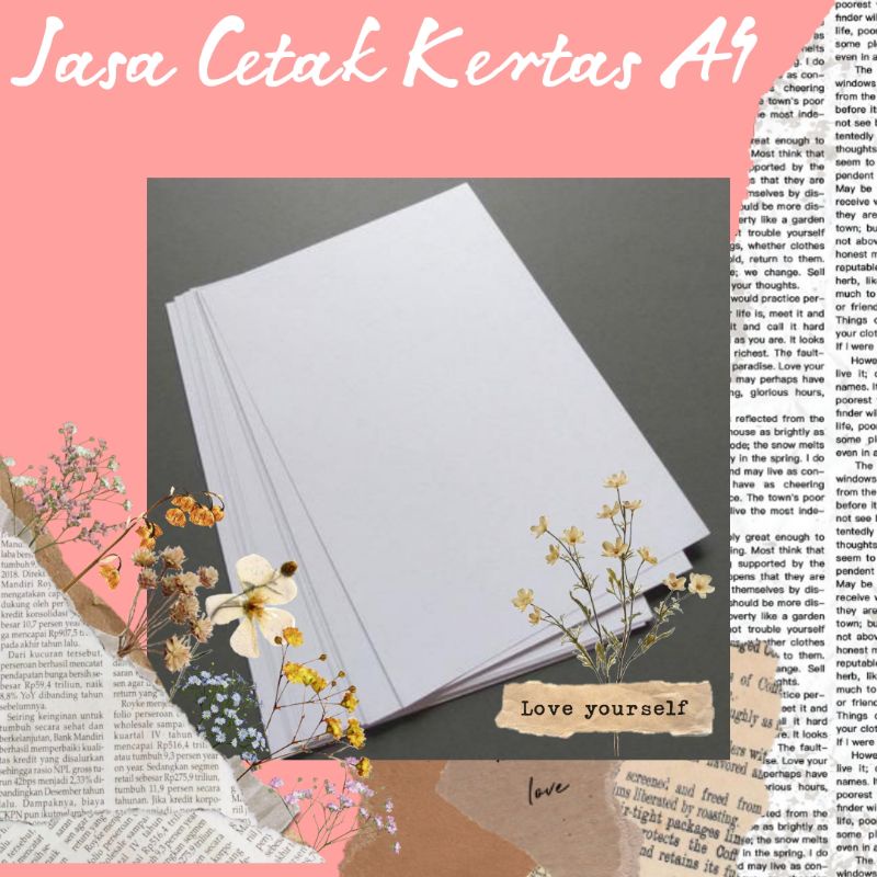 

Jasa print/cetak HVS A4