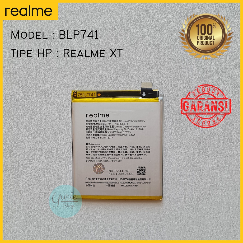 BATERAI BATTERY BATRE REALME XT BLP741 BLP-741 ORIGINAL