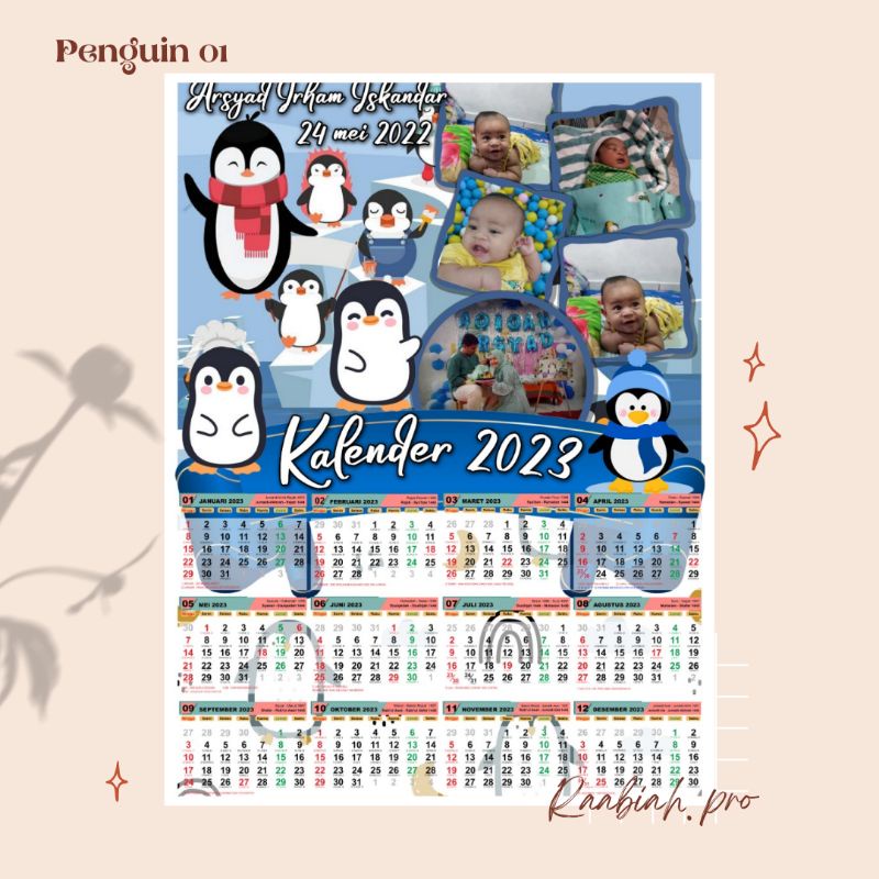 

Kalender 2023 Custom Nama dan Foto Karakter Part 2