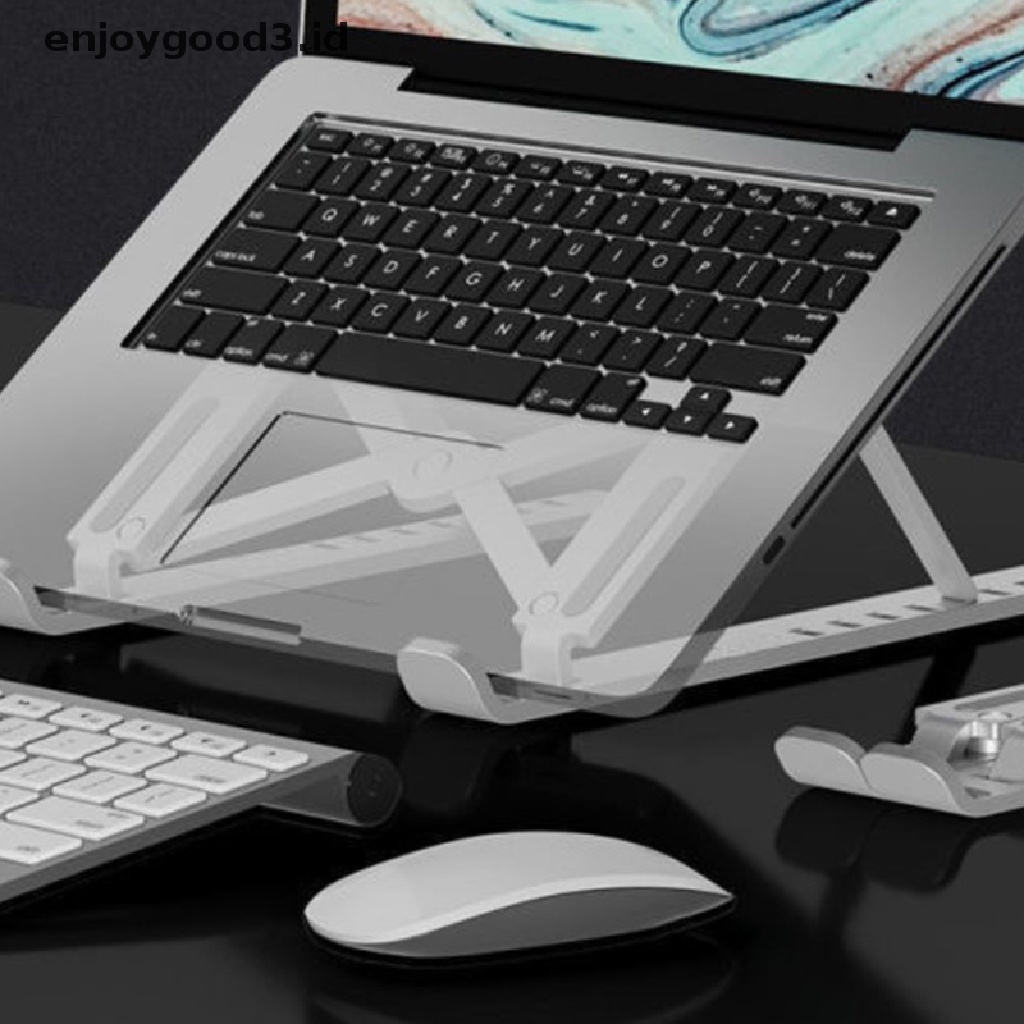 (Rready Stock) Stand Laptop Notebook Adjustable Model Lipat (ID)