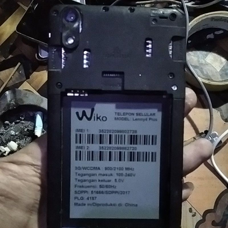 mesin hp wiko leny 4  plus mesin normal lcd tc jelek