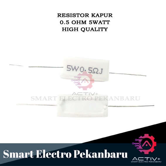 HIGH QUALITY RESISTOR 5 WATT 0.5 OHM RESISTOR KAPUR 5WATT 0R5 OHM RESISTOR 5W 0,5 OHM 5 W RESISTOR 5
