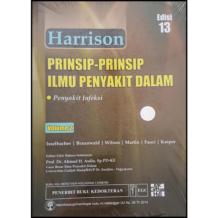 Storewijaya | [Original] Harrison Prinsip-Prinsip Ilmu Penyakit Dalam Vol.2 Ed.13