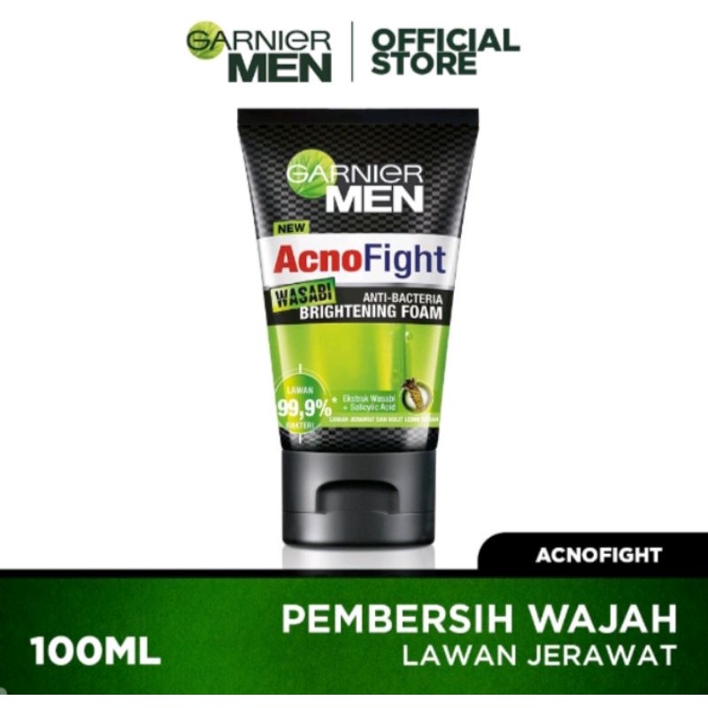 garnier men 100ml / facial foam garnier / garnier men / facial foam garnier 100ml / garnier wasabi /