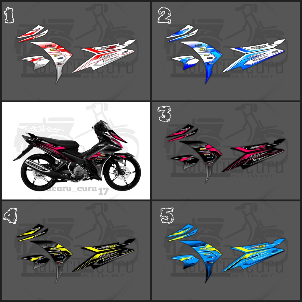List Stiker Striping Variasi Decal Yamaha MX New 135 / Stiker Striping Variasi MX 135 NEW / Stiker M