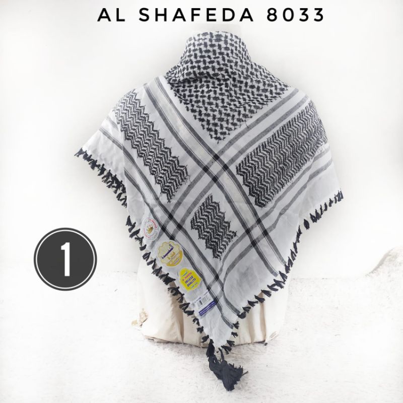 Surban Segiempat Putih Al shafeda 8033 Ecer Grosir SN