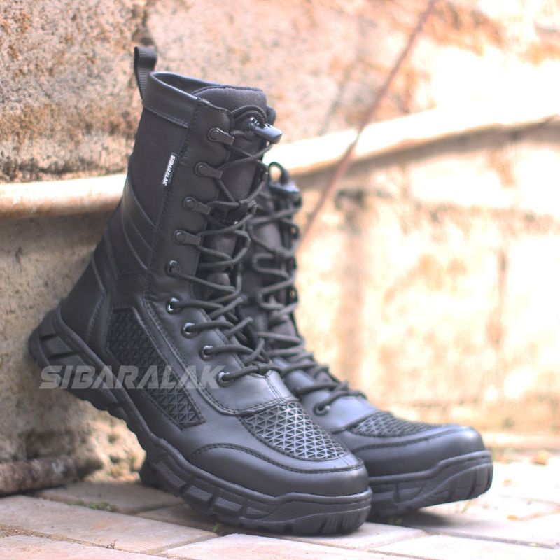Sepatu PDL TNI Polri Jaring Sarang Tawon Sibaralak Tactical Gear