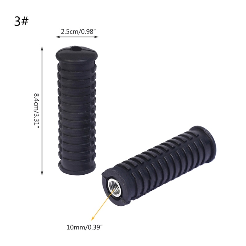 Pedal Sandaran Kaki Depan Belakang Bahan Aluminum Alloy Untuk Motor
