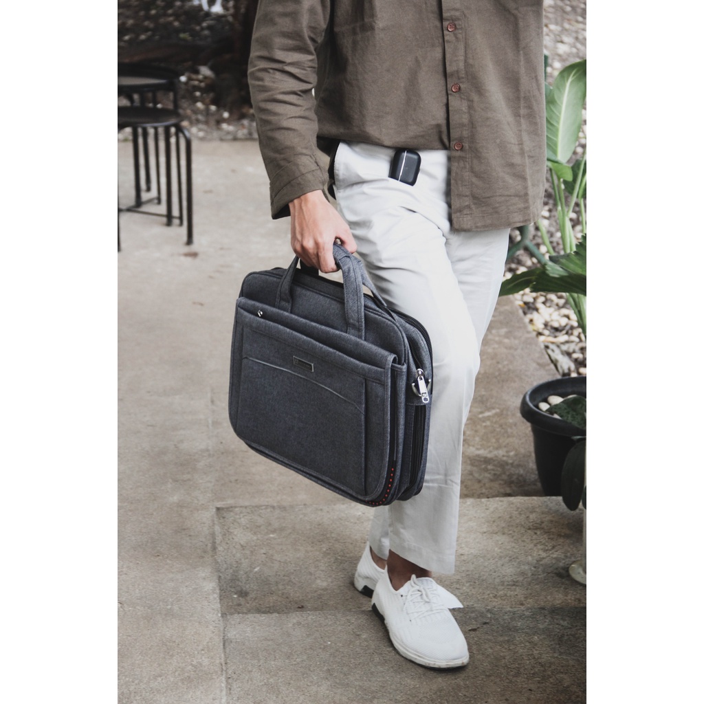 [KLIKTAS] Tas Laptop Polo Hummer PH 3361- Tas Kantor Map Selempang Map Unisex