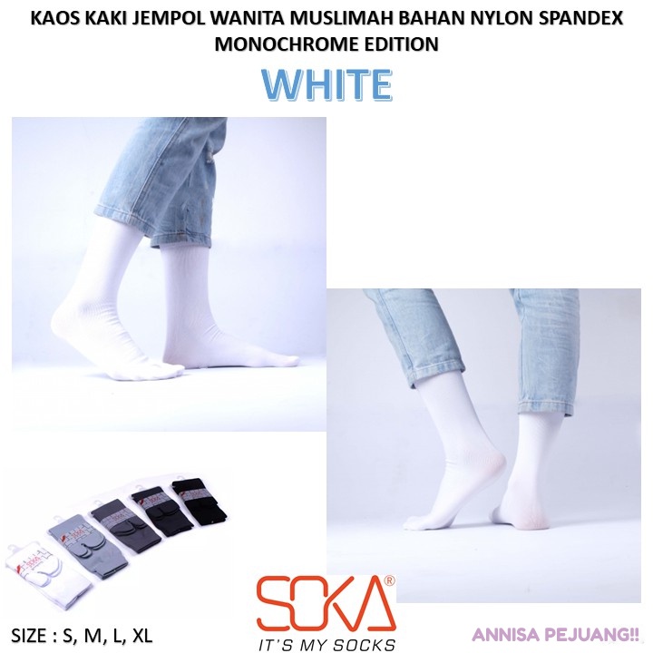 Soka Basic Kaos Kaki Jempol Wanita COD Kusumawardani Malang