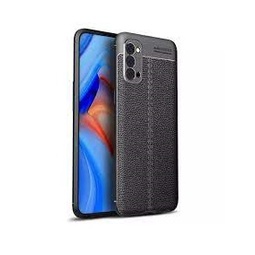 Case Autofocus Leather OPPO Reno 4 Silikon Carbon