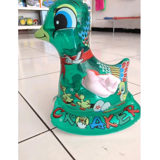 Balon mainan tiup karakter bebek