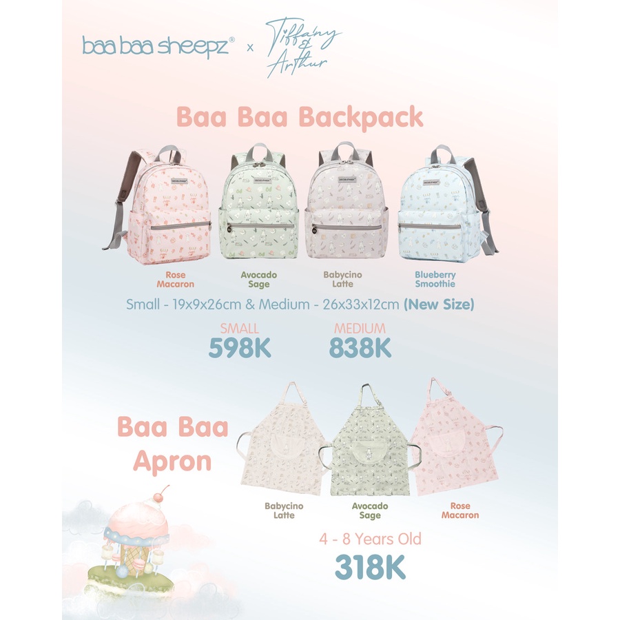 Baabaasheepz Backpack / Tas Ransel Anak Baa Baa Sheepz