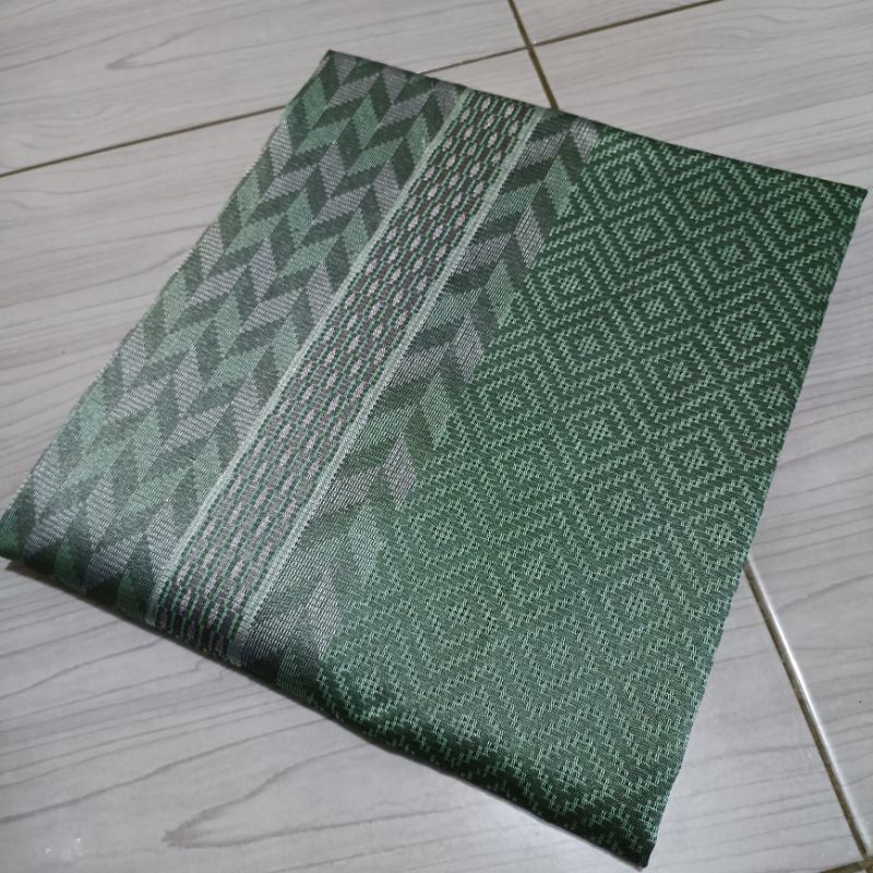 Songket mint, Songket Baron mint, Kain Songket warna mint