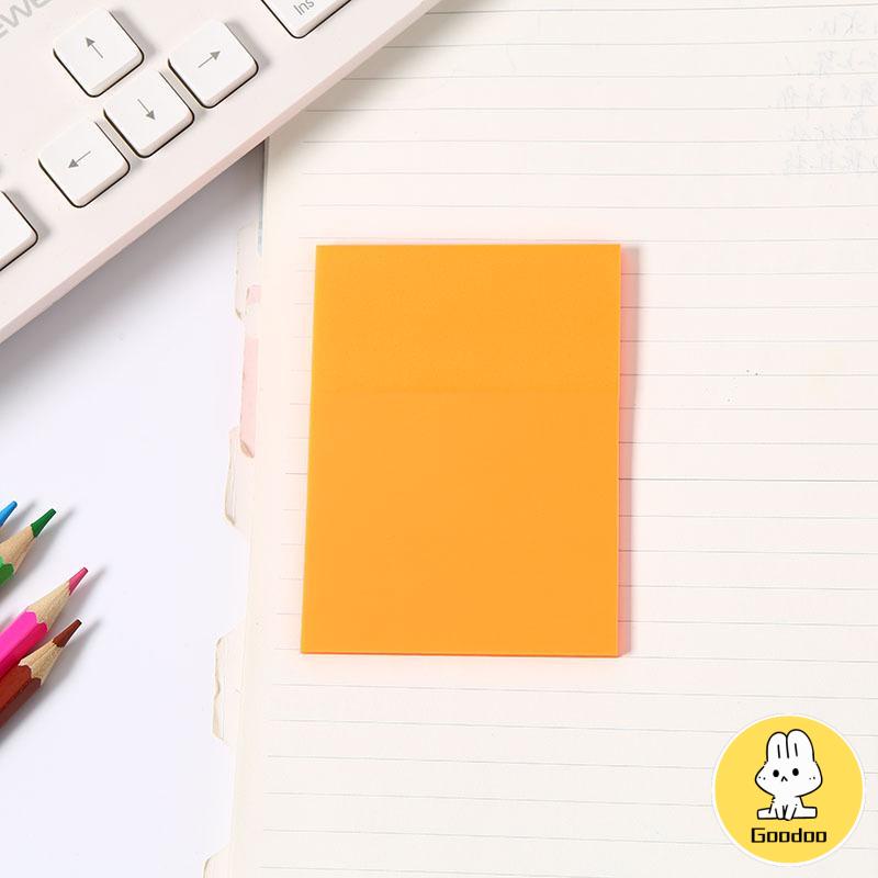 50PCS Stiker Transparan Fluorescent Tanpa Cover -Doo