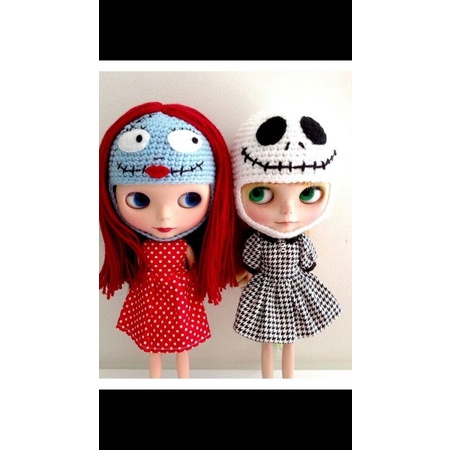 TOPI RAJUT BONEKA BLYTHE | Topi foto ukuran boneka Blythe | topi boneka
