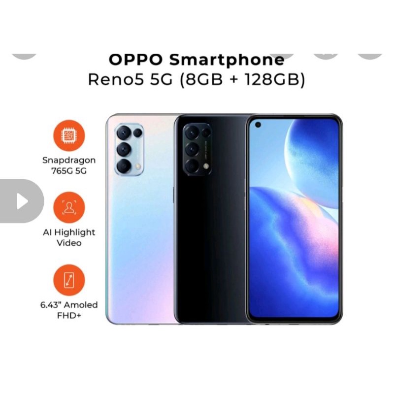 Oppo Reno5 5G 8GB/128GB