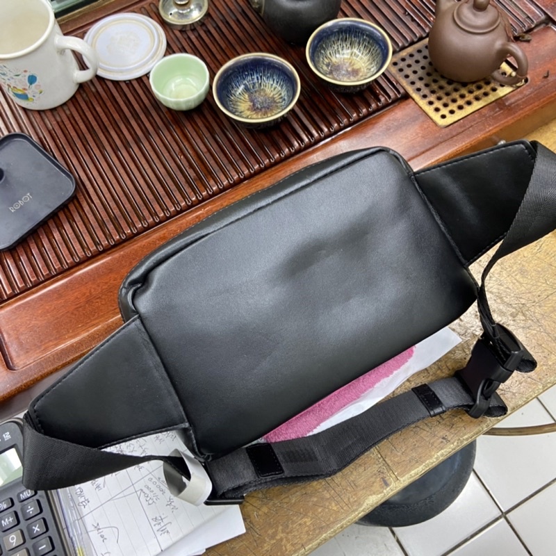 Waistbag pria bottega kulit asli anyam import tas waist bag pria wanita branded