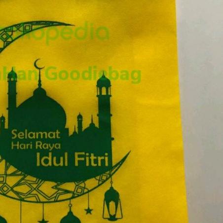 

tas lebaran / goodie bag / tas parcel / tas goodiebag uk 30x4xLs8cm - HIJAU stabilo