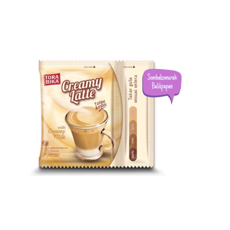 

torabika creamy latte 10 x 25gr