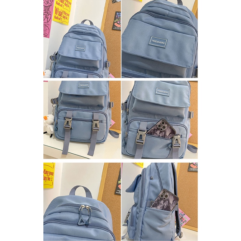 Tas Ransel Sekolah Anak Perempuan SMP SMA Wanita Premium Backpack Besar Fashion